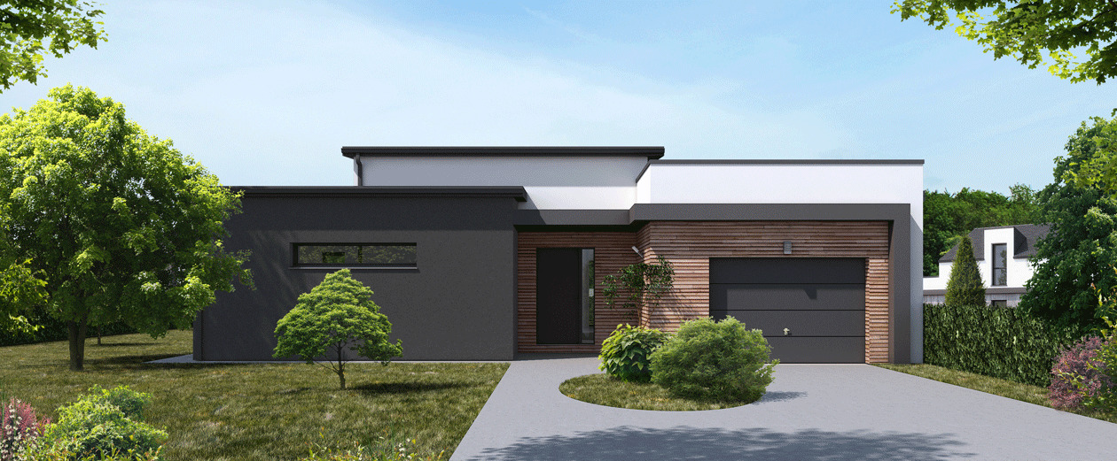 Plain-pied 2 : 117m²