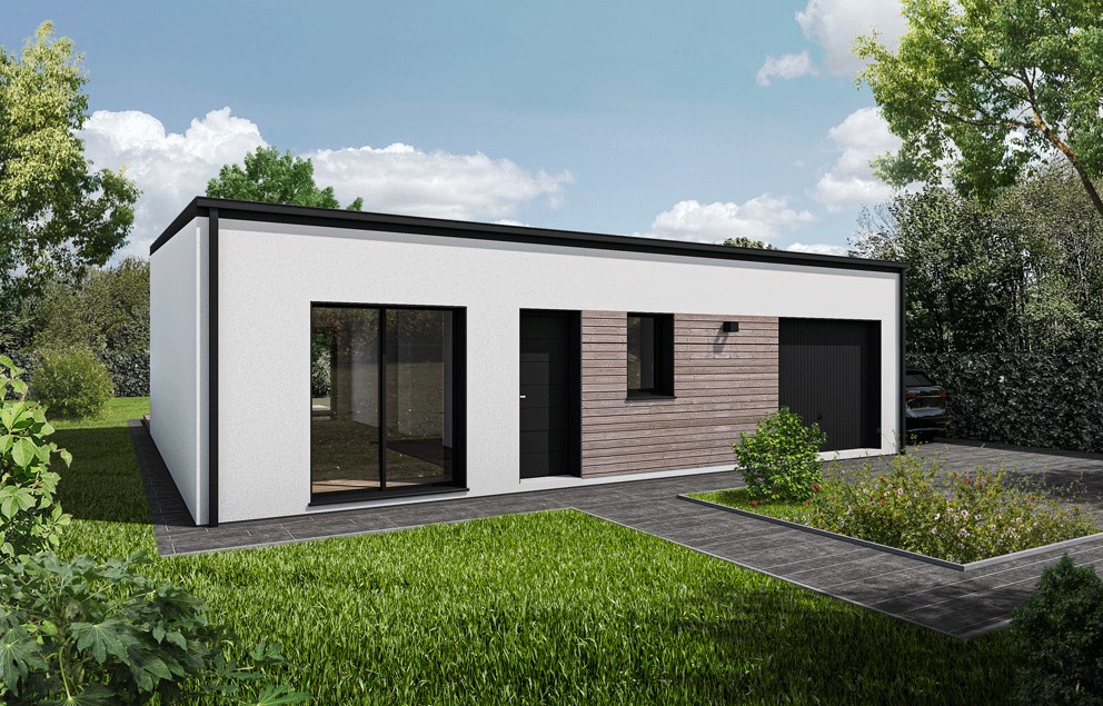 Plain-pied 6 : 73 m²