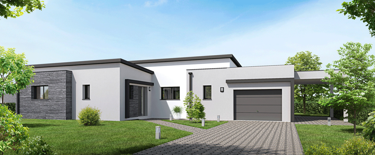 Plain-pied : 95 m²